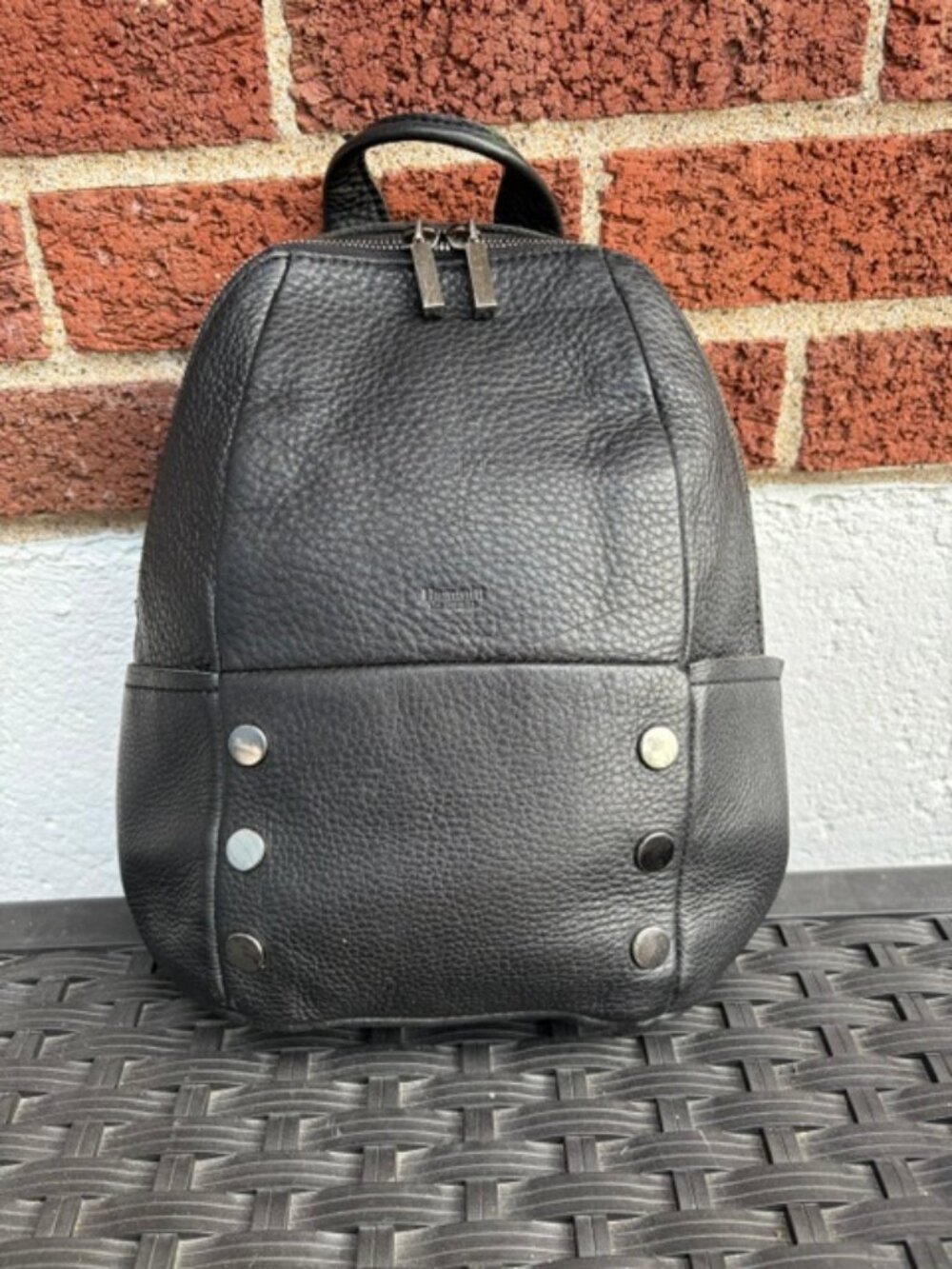 Hammitt Hunter Medium Backpack - Black/Gunmetal